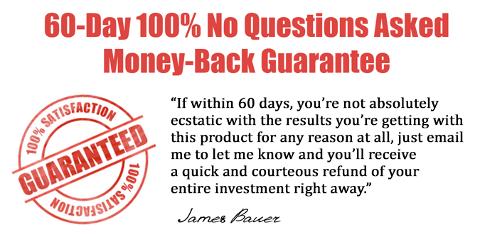 His Secret Obsession has a 60-day money back guarantee