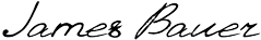 James Bauer Signature